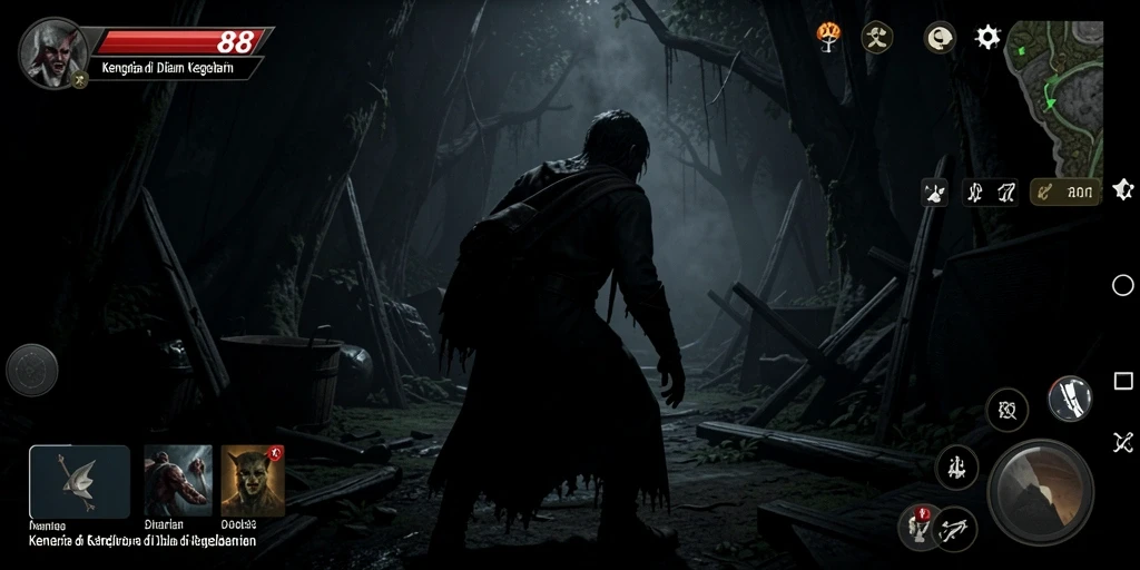 Gameplay menegangkan yang menampilkan kengerian di AMPER88.