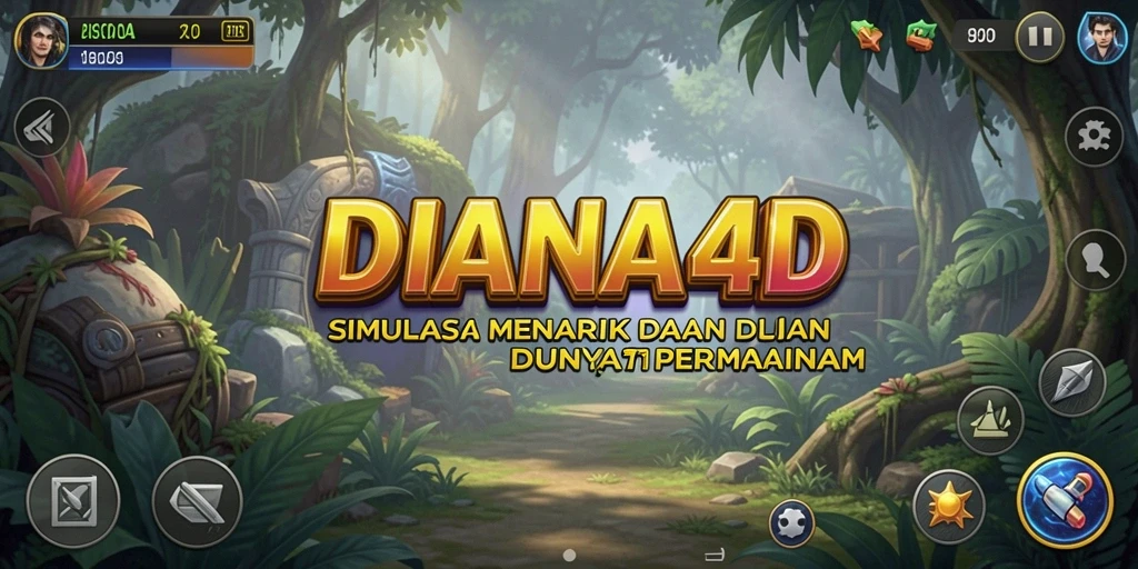 Tampilan menarik dari gameplay DIANA4D dengan grafik yang memukau.