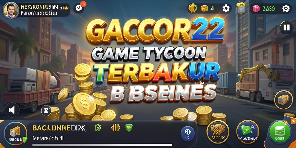 Tampilan gameplay seru di GACOR22 dengan pengelolaan bisnis yang menarik.