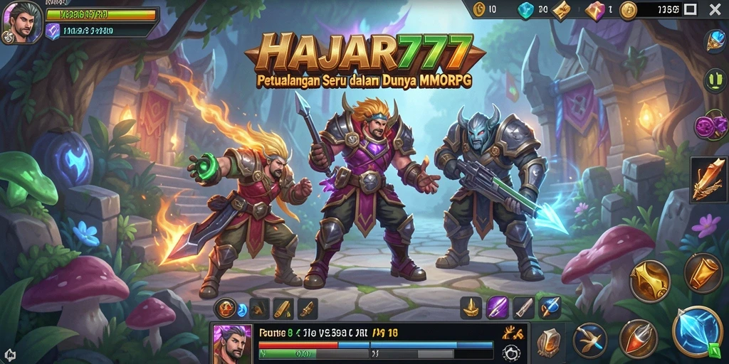 Gameplay <strong>HAJAR777</strong> yang menarik di dunia MMORPG.