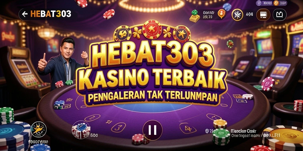 Screenshot game HEBAT303 menampilkan keseruan permainan Kasino.