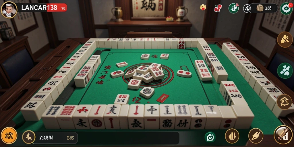 Tampilan gameplay Mahjong di LANCAR138 yang menakjubkan.