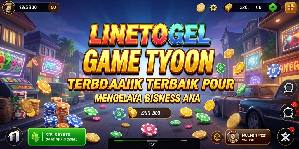 Gameplay seru LINETOGEL dalam mengelola bisnis Tycoon.
