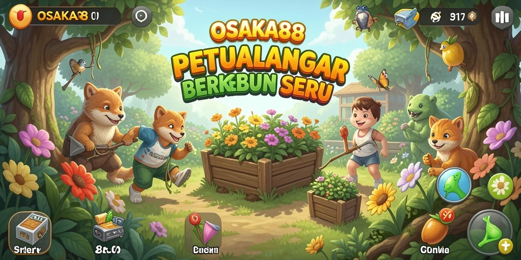 Gameplay menarik OSAKA88 dengan aktivitas berkebun.
