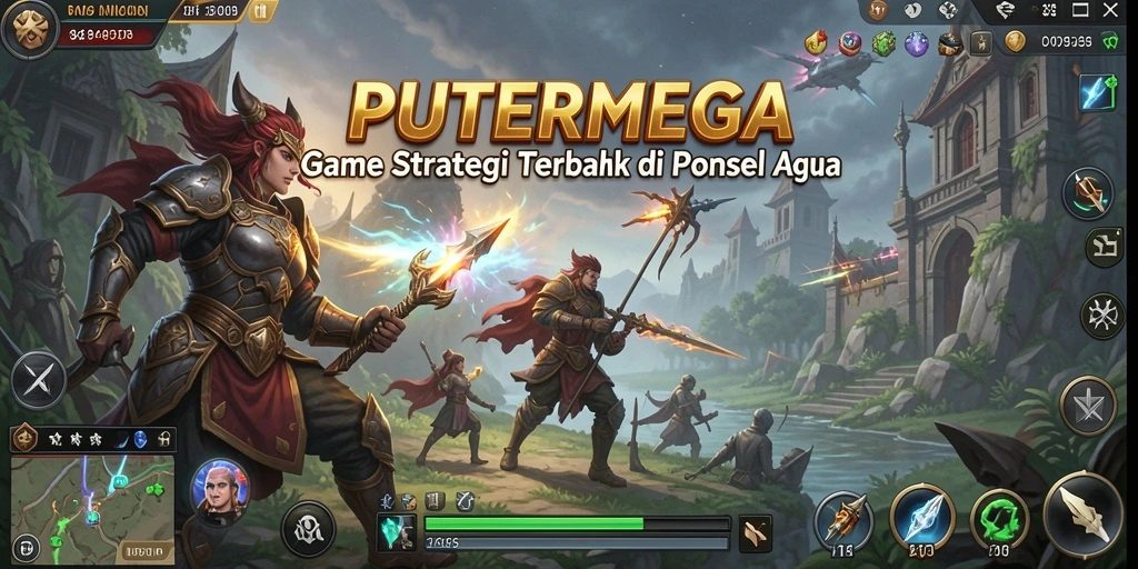 Tangkapan layar gameplay PUTERMEGA yang menampilkan strategi dan aksi seru.