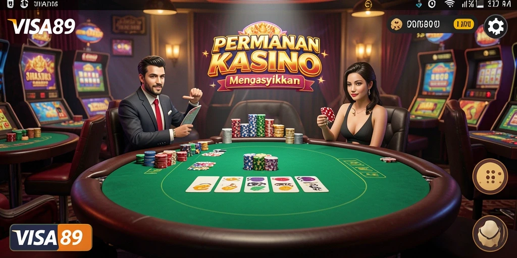 Screenshot menampilkan gameplay Kasino yang menarik dan interaktif.